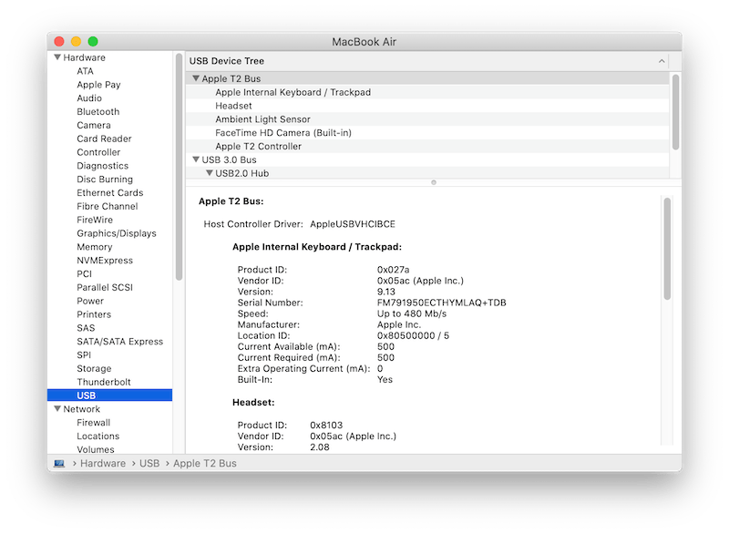 USB-system-information