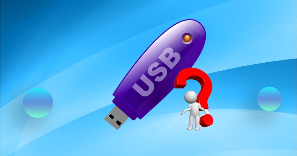 USB 드라이브에 자기 디스크를 삽입하십시오