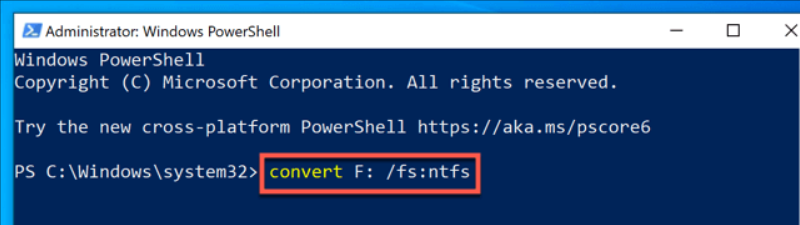 convert-fs-ntfs