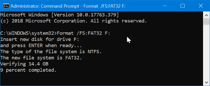 Format-FAT32